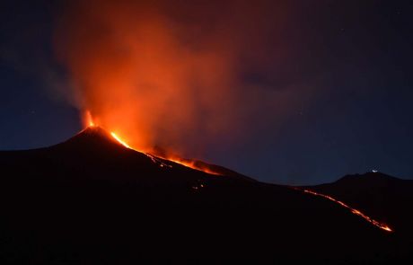 eruzione dell'etna