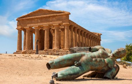 tempio della concordia presente alla valle dei tempi ad agrigento