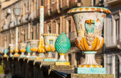ceramiche, caltagirone - taxi pozzallo